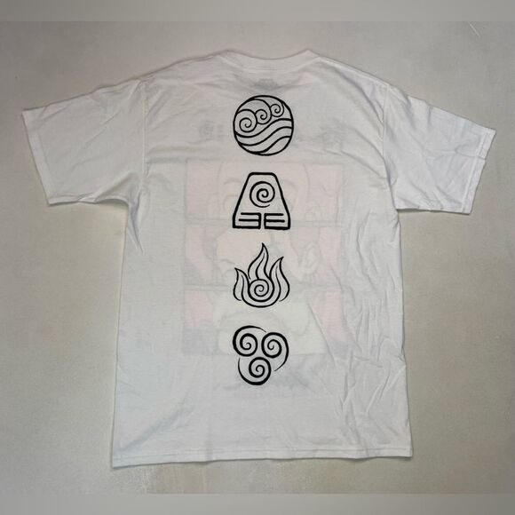 Avatar The Last Airbender Graphic T-shirt Men Medium White Short Sleeve - Picture 3 of 5